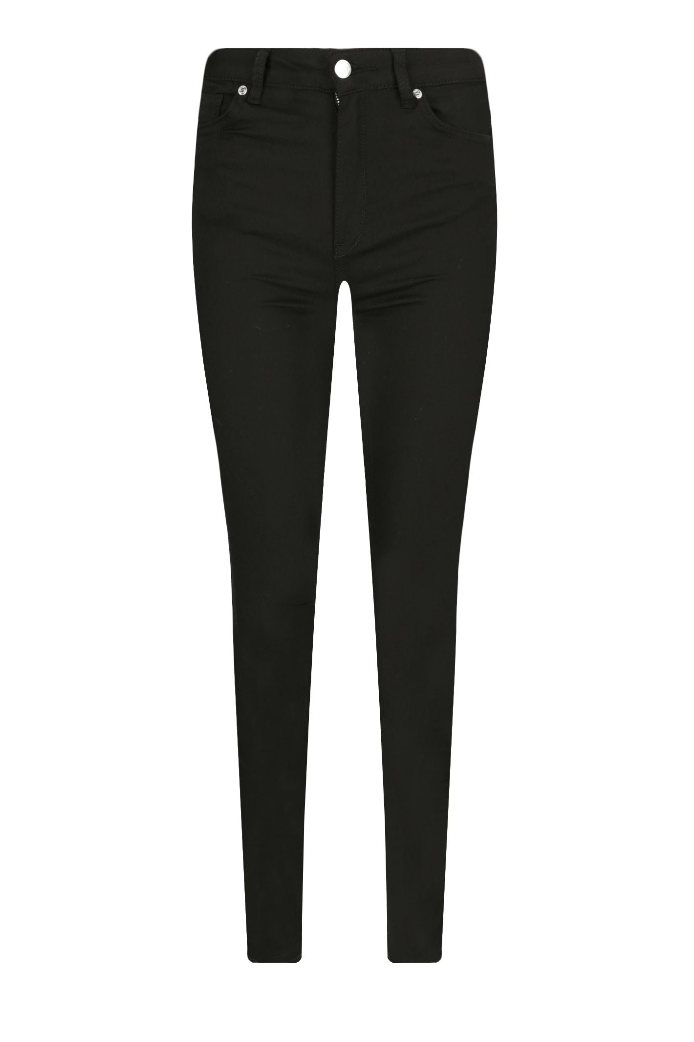 Silvian Heach Black Cotton Women's Slim Jean