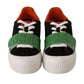 GCDS Stylish Multicolor Low Top Lace-Up Sneakers