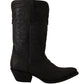 ASH Sleek Mid Calf Leather Boots