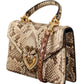 Dolce & Gabbana Exotic Python Devotion Shoulder Bag