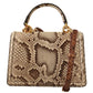 Dolce & Gabbana Exotic Python Devotion Shoulder Bag