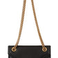 Dolce & Gabbana Elegant Black Leather Devotion Shoulder Bag