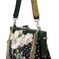 Dolce & Gabbana Elegant Floral & Polka Dot Evening Clutch