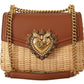 Dolce & Gabbana Elegant Beige Devotion Shoulder Bag