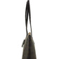 COACH Brown Black Signature Canvas Medium Shoulder Tote Handbag Purse