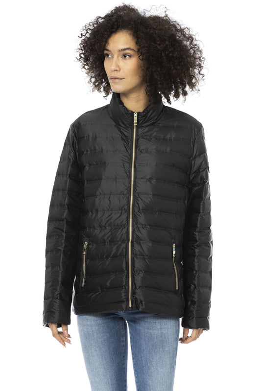 Baldinini Trend Black Polyester Women Jacket