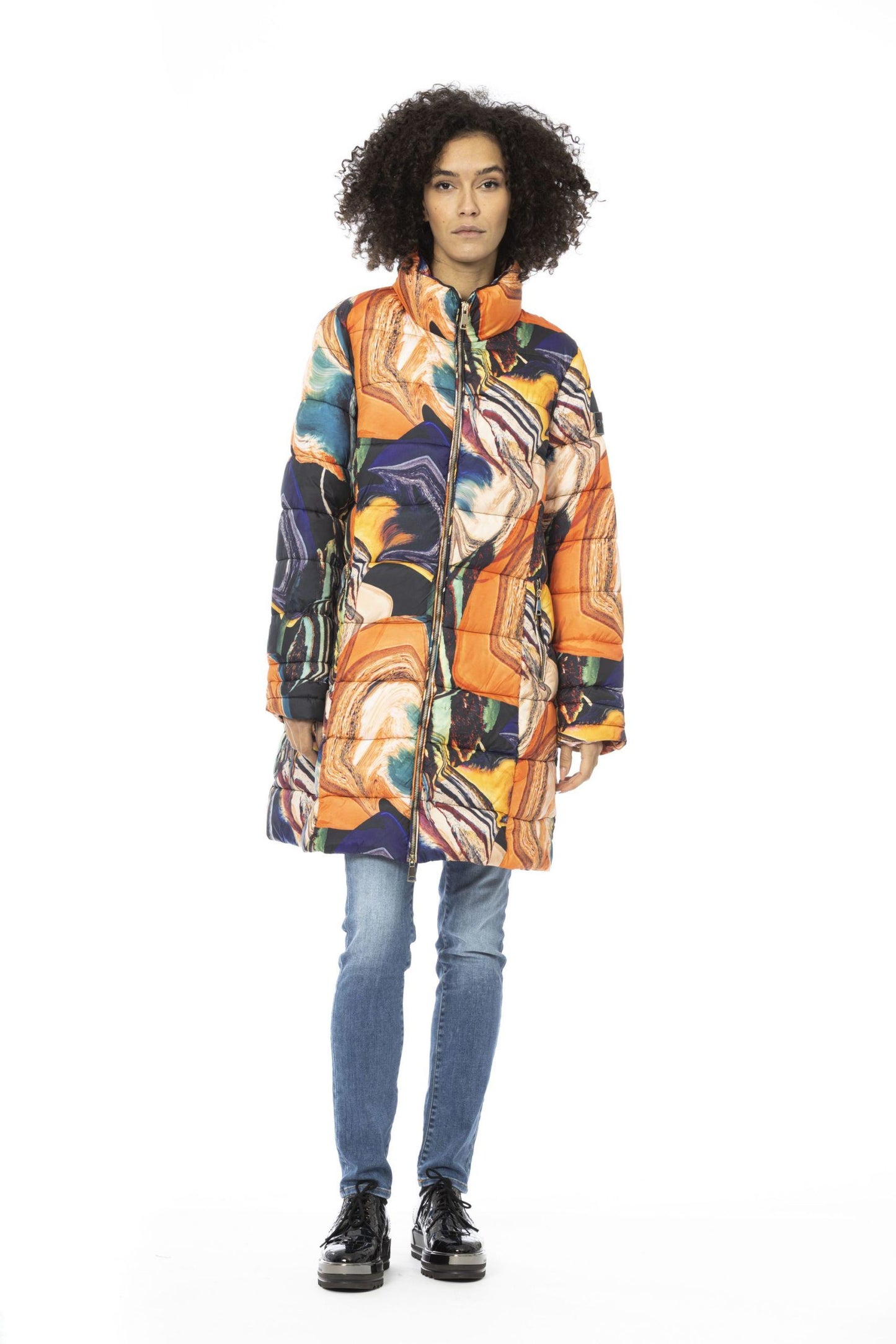 Baldinini Trend Multicolor Polyester Women Jacket