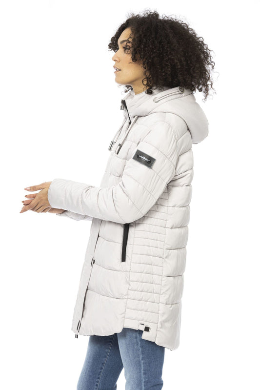 Baldinini Trend Silver Polyester Women Jacket