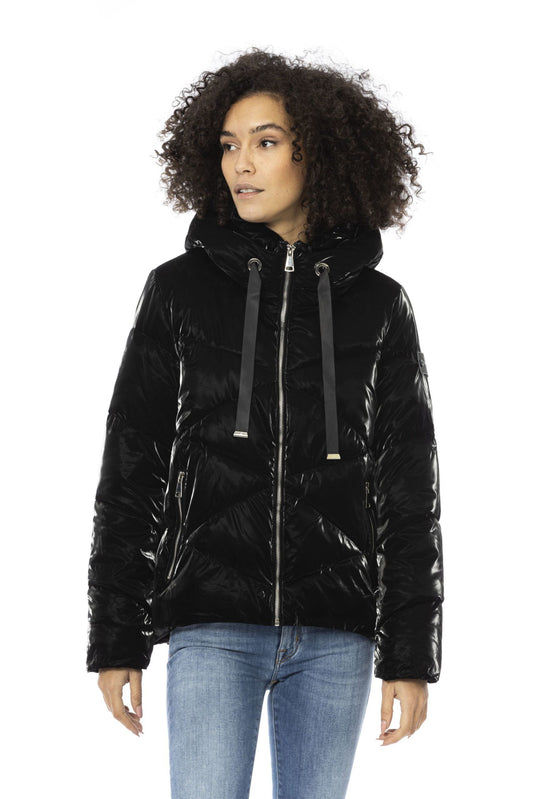 Baldinini Trend Black Polyester Women Jacket