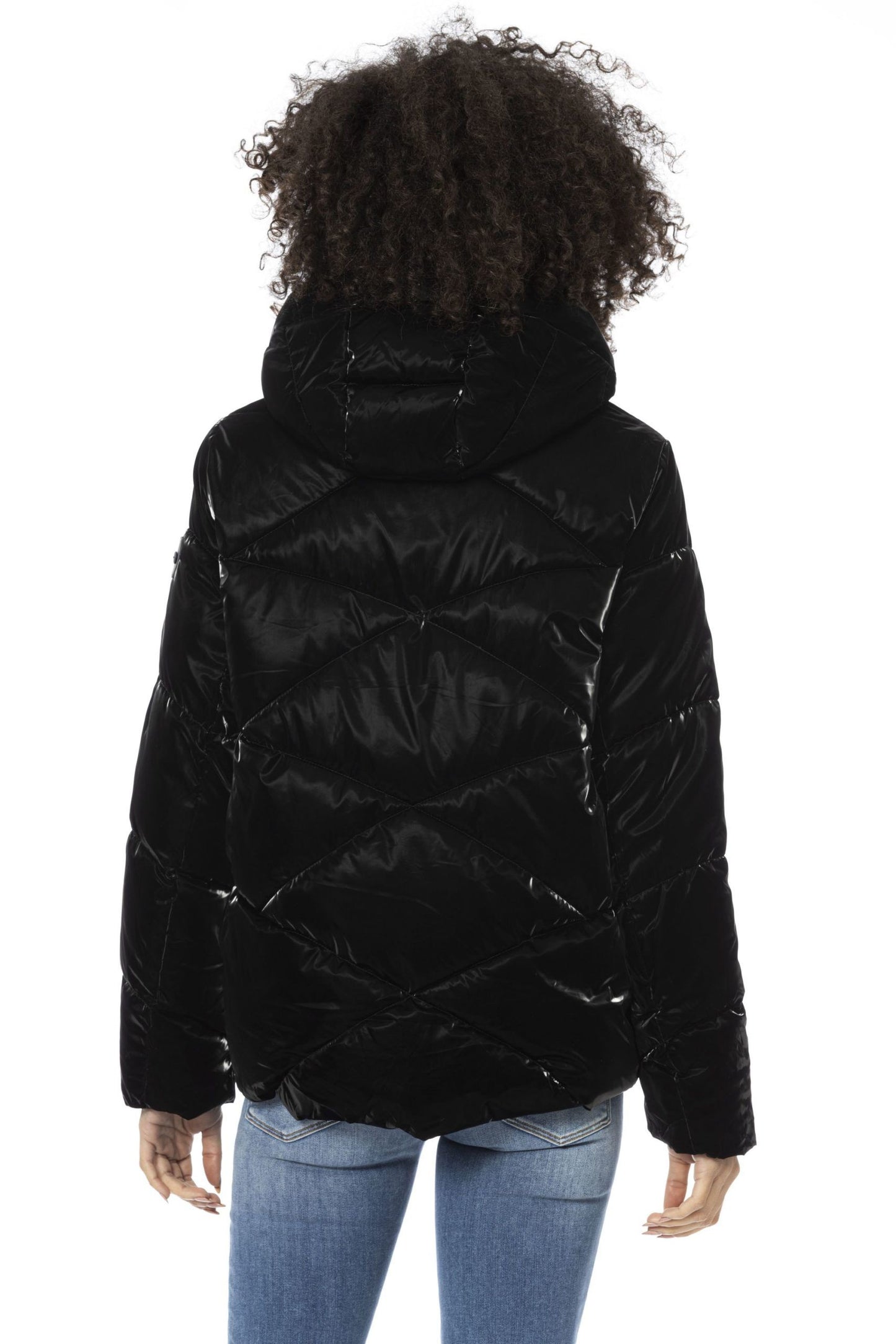 Baldinini Trend Black Polyester Women Jacket