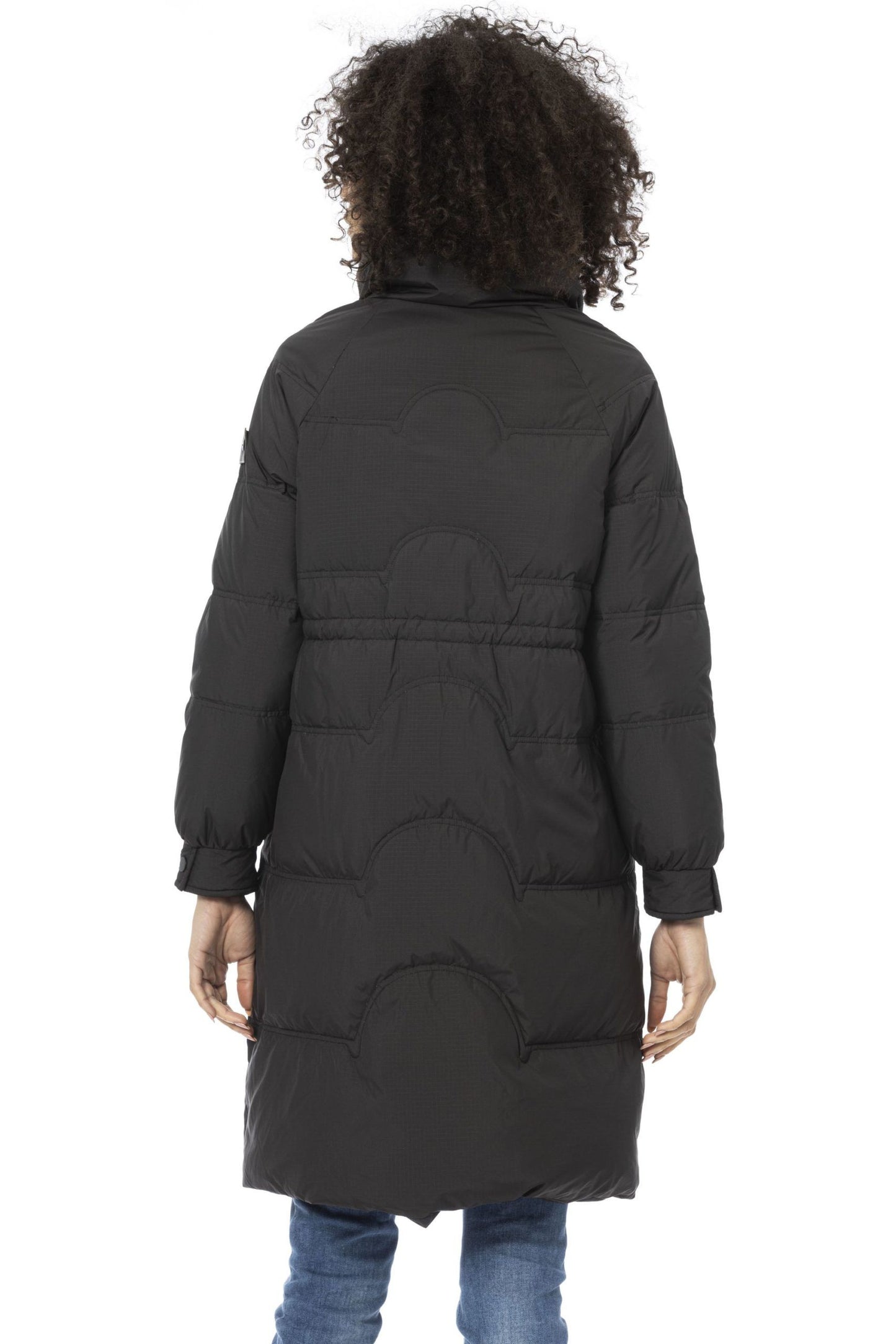 Baldinini Trend Black Polyester Women Jacket