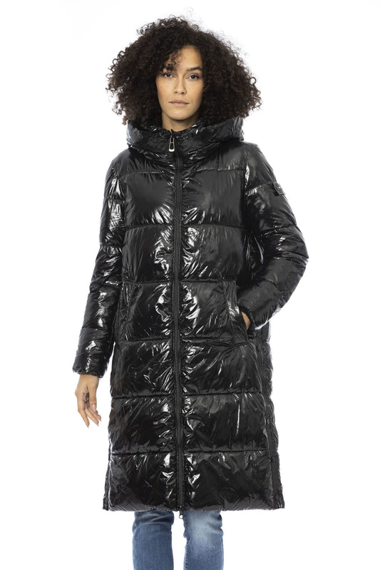 Baldinini Trend Black Polyester Women Jacket