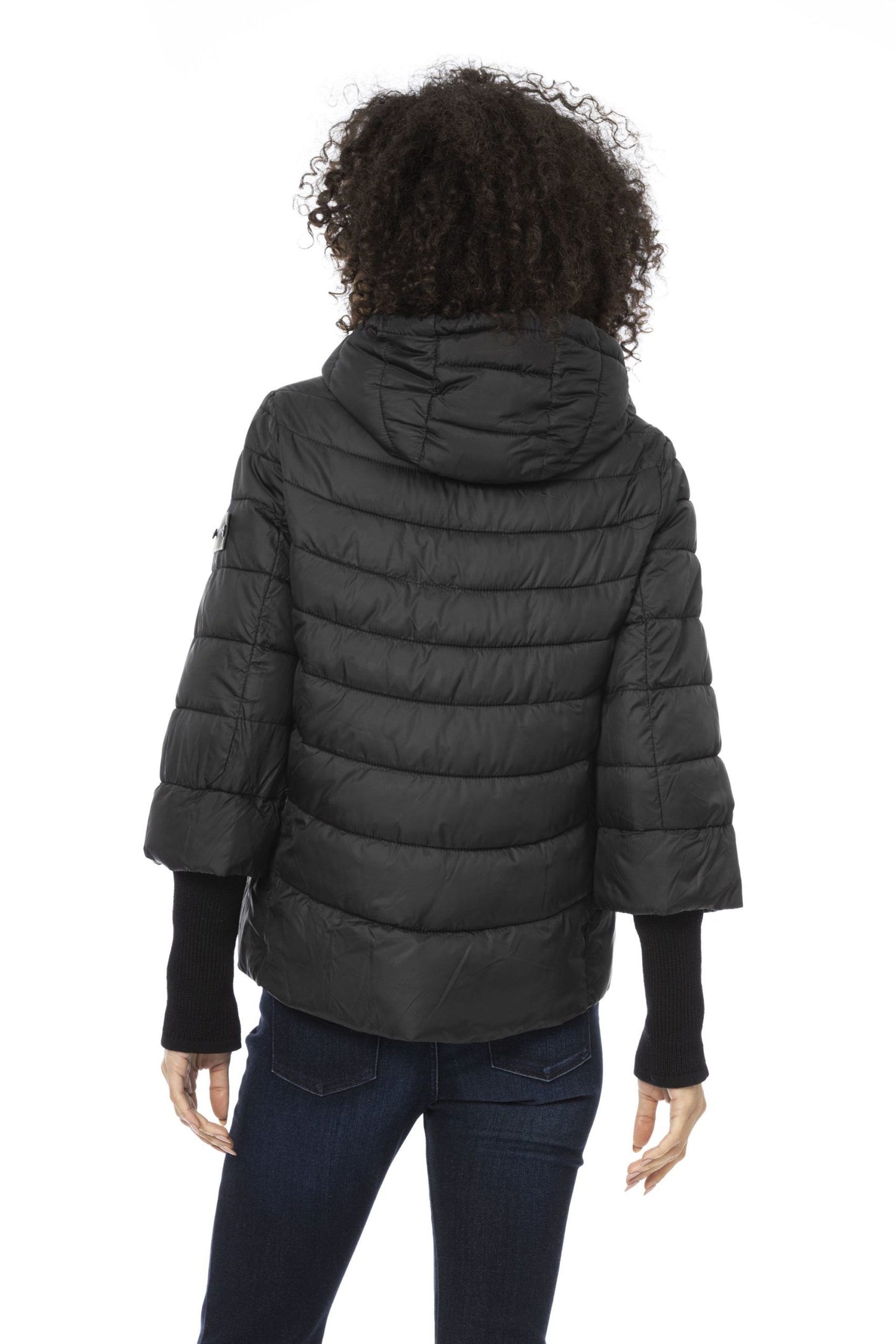 Baldinini Trend Black Polyester Women Jacket