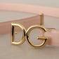 Dolce & Gabbana Elegant Pink Leather Belt with Gold Buckle