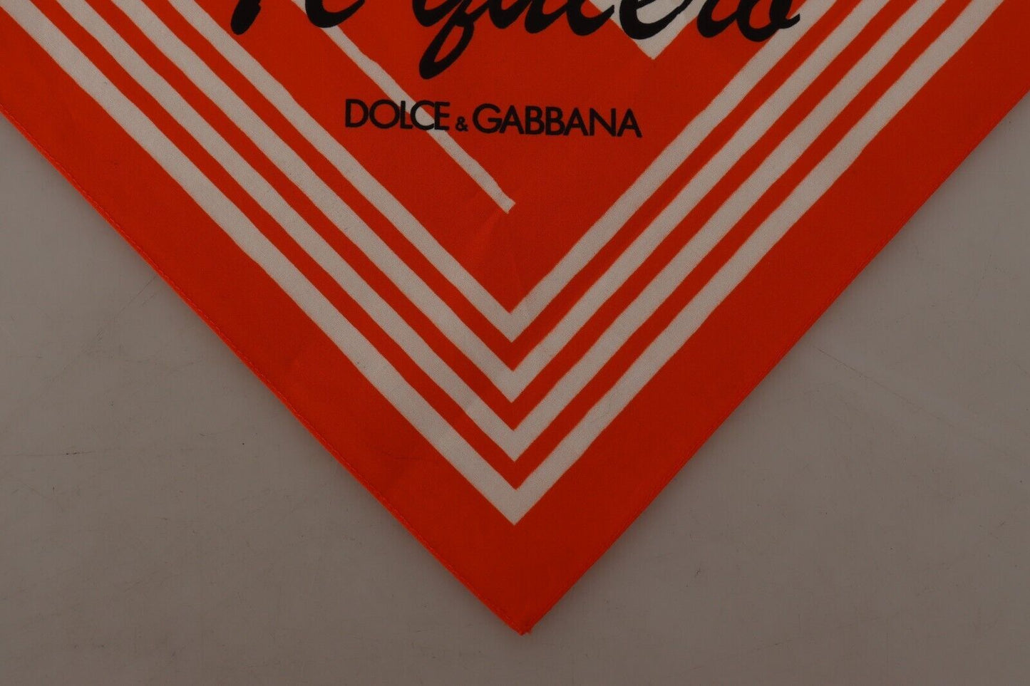 Dolce & Gabbana Chic Striped Cotton Handkerchief