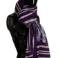 Dolce & Gabbana Elegant Striped Logo Cotton Scarf