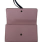 Dolce & Gabbana Elegant Pink Leather Bifold Wallet