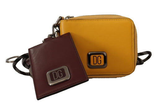 Dolce & Gabbana Elegant Leather Bifold Wallet with Card Holder