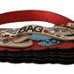 Dolce & Gabbana Elegant Red Leather Shoulder Purse Clutch