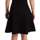 Dolce & Gabbana Elegant A-Line Sheath Dress in Black