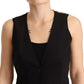 Dolce & Gabbana Elegant Black Wool Blend Waistcoat