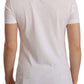 Dolce & Gabbana Chic White Round Neck Cotton Tee