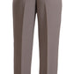 Armani Elegant High Waist Silk Blend Trousers