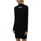 Comme Des Fuckdown Black Cotton Women Dress