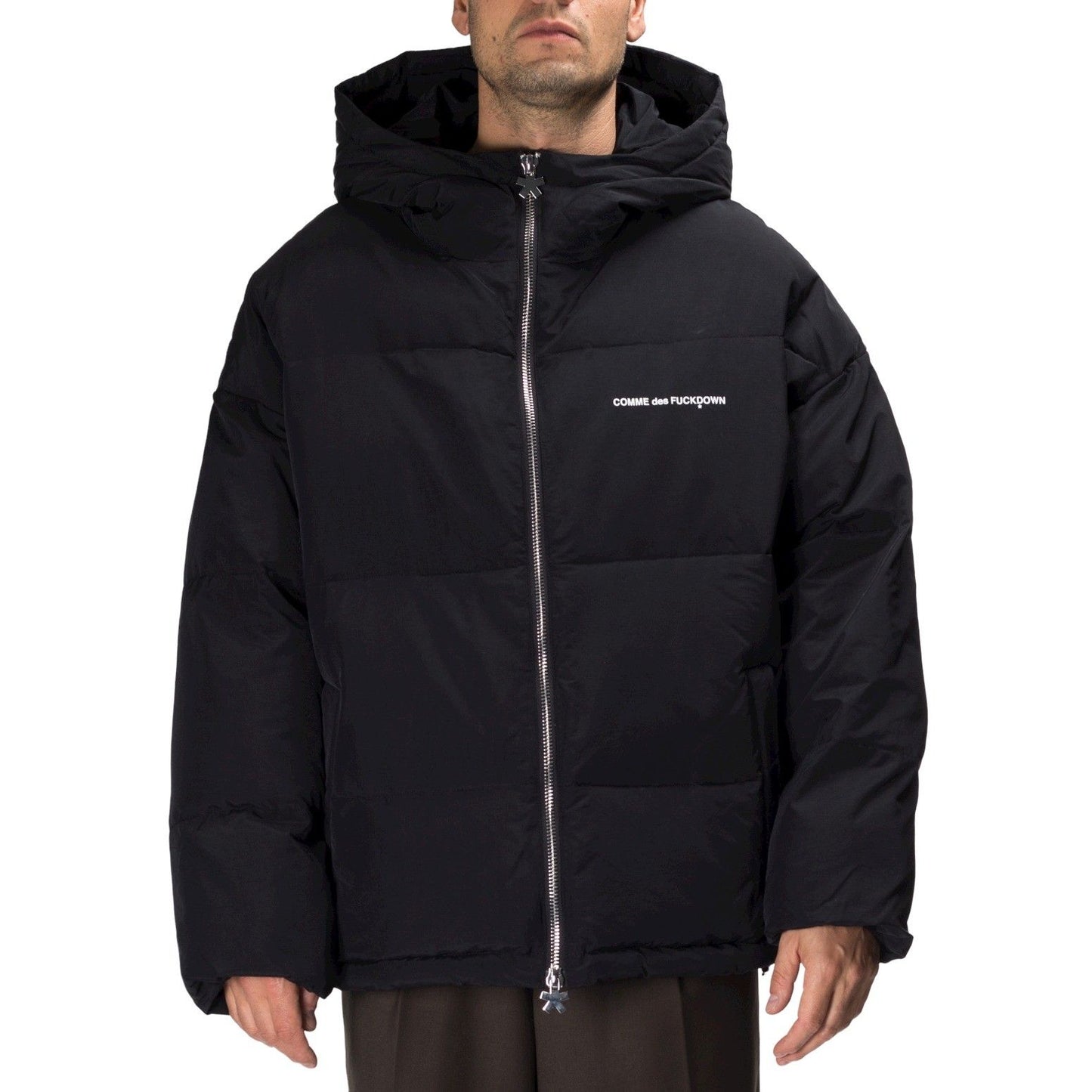 Comme Des Fuckdown Chic Padded Down Jacket with Hood