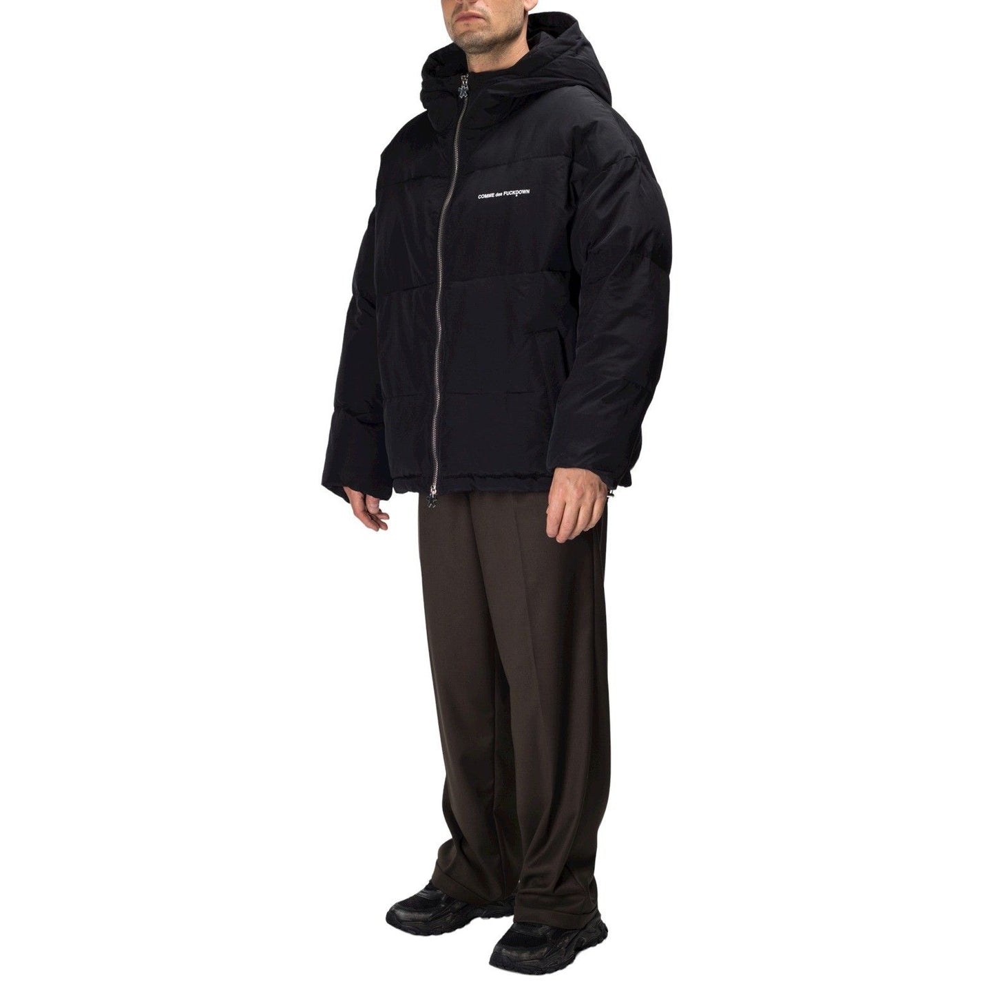 Comme Des Fuckdown Chic Padded Down Jacket with Hood