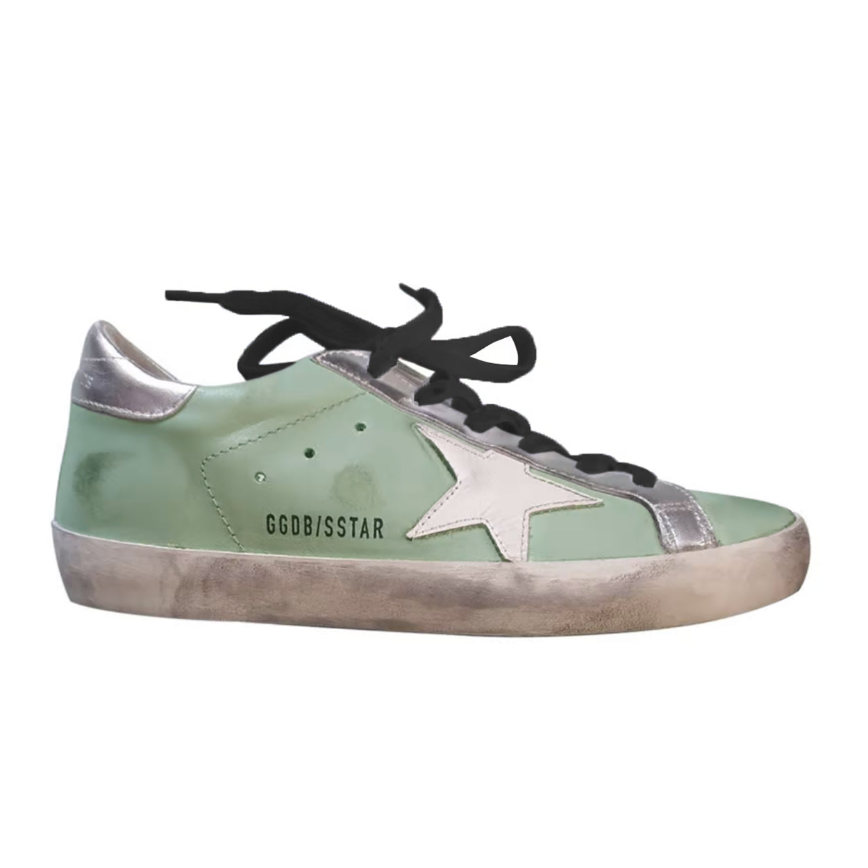 Golden Goose Green Leather Women Sneaker