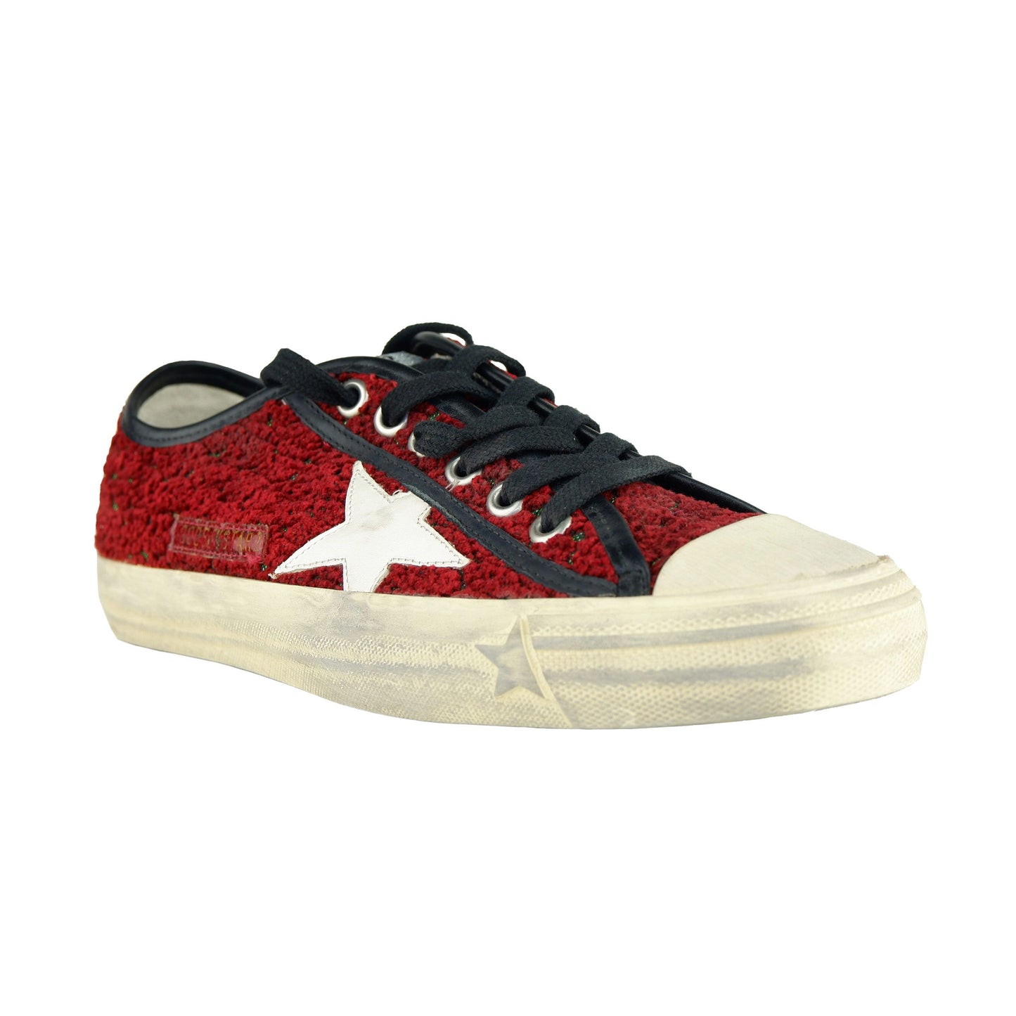 Golden Goose Red Leather Women Sneaker