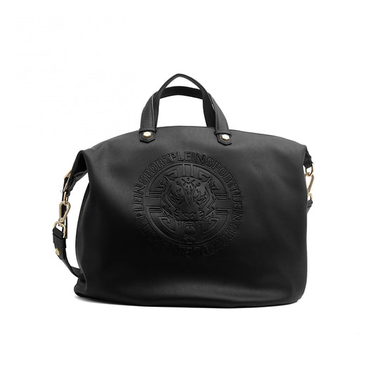 Plein Sport Black Polyester Women Crossbody Bag