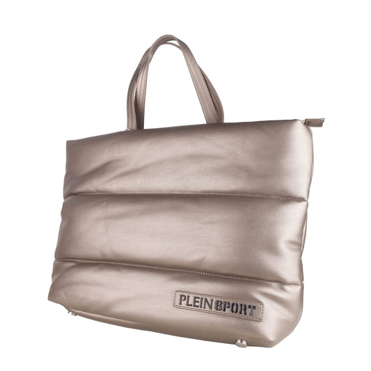 Plein Sport Gray Polyethylene Women Shoulder Bag