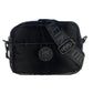 Plein Sport Sleek Black Crossbody Bag with Iconic Logo