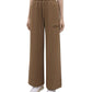 Comme Des Fuckdown Brown Cotton Women Sweatpant