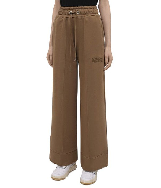 Comme Des Fuckdown Brown Cotton Women Sweatpant