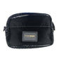 Plein Sport Sleek Black Crossbody Bag with Iconic Logo