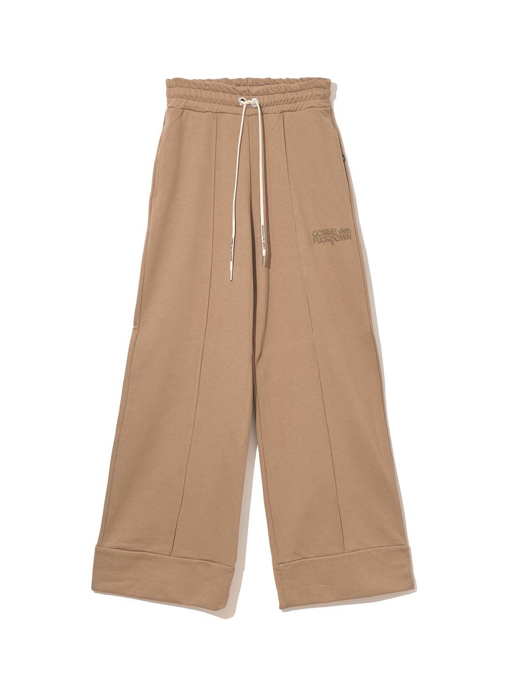 Comme Des Fuckdown Brown Cotton Women Sweatpant