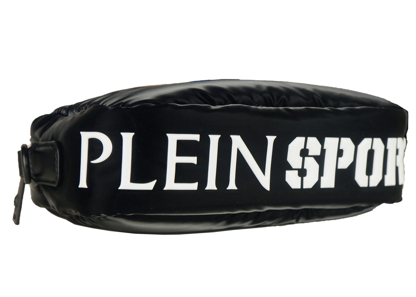 Plein Sport Sleek Black Crossbody Bag with Iconic Logo