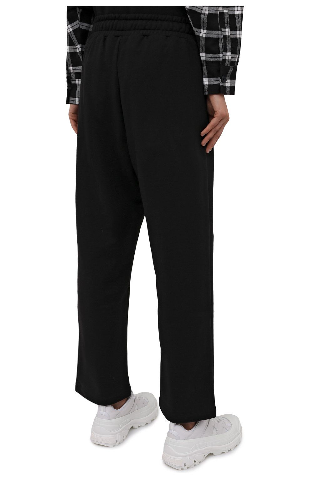 Comme Des Fuckdown Black Cotton Women Trousers