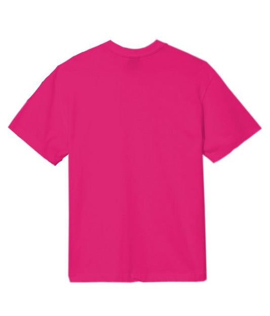 Comme Des Fuckdown Fuchsia Cotton Women T-Shirt