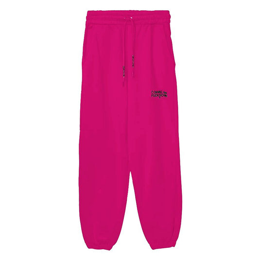 Comme Des Fuckdown Fuchsia Cotton Women Sweatpant