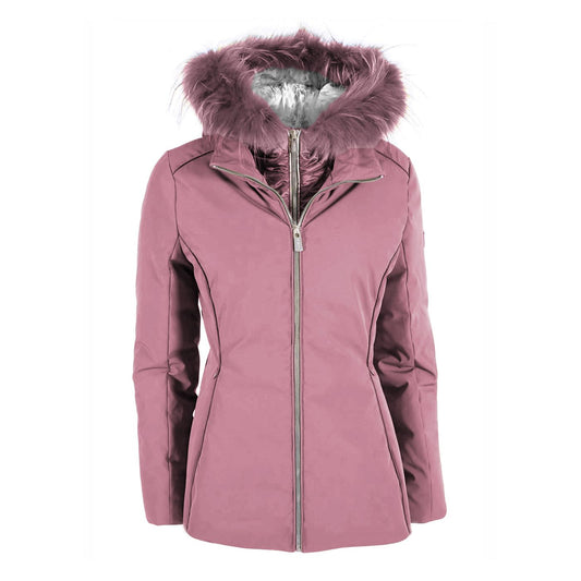 Yes Zee Pink Polyamide Women Jacket