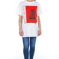 Frankie Morello White Cotton Women T-Shirt