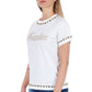 Frankie Morello White Cotton Women T-Shirt