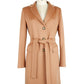 Made in Italy Beige Virgin Wool Women Coat