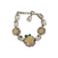 Dolce & Gabbana Elegant Silver Chain Bracelet with Charms & Crystals