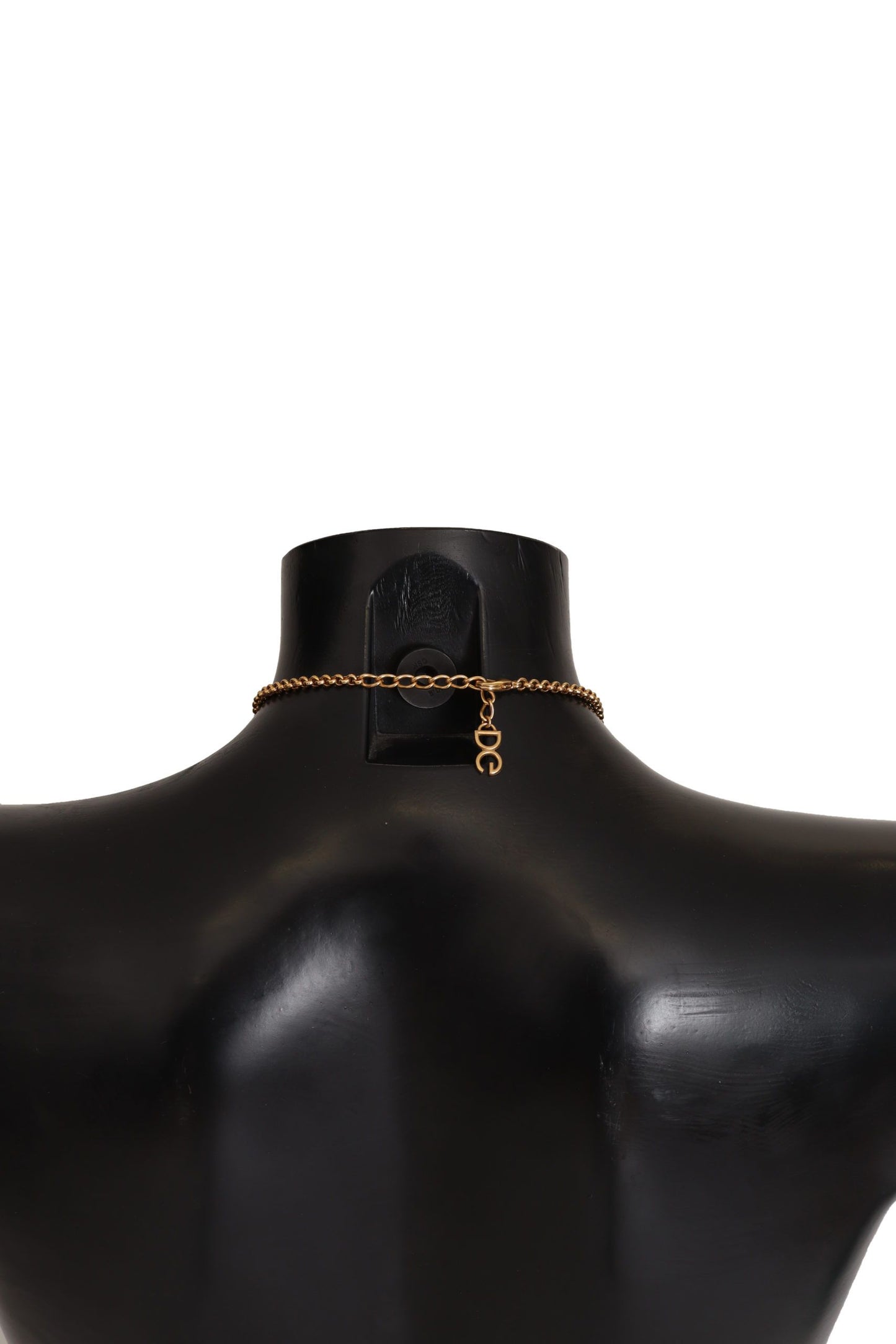 Dolce & Gabbana Elegant Gold Charm Cross Necklace