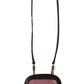 Dolce & Gabbana Elegant Pink Velvet Phone Pouch with Strap